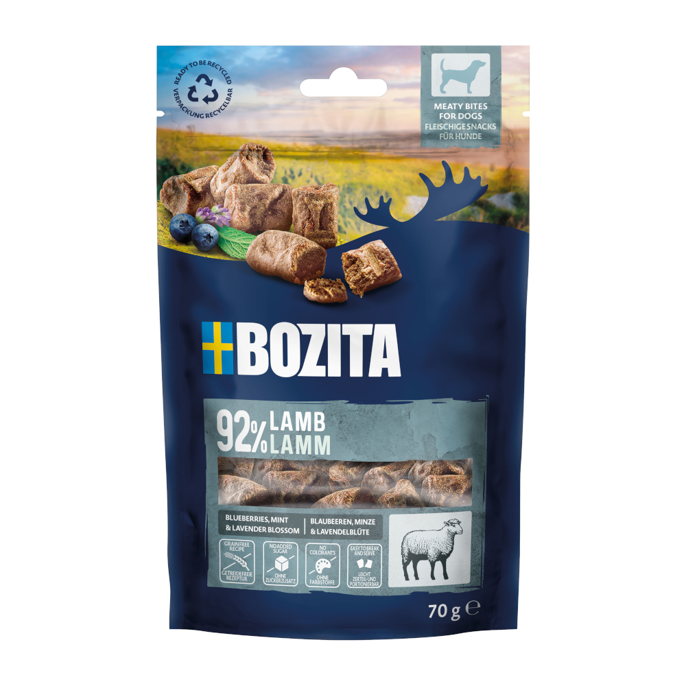 10 x 70 g Bozita Meaty Bites w super cenie! - Jagnięcina