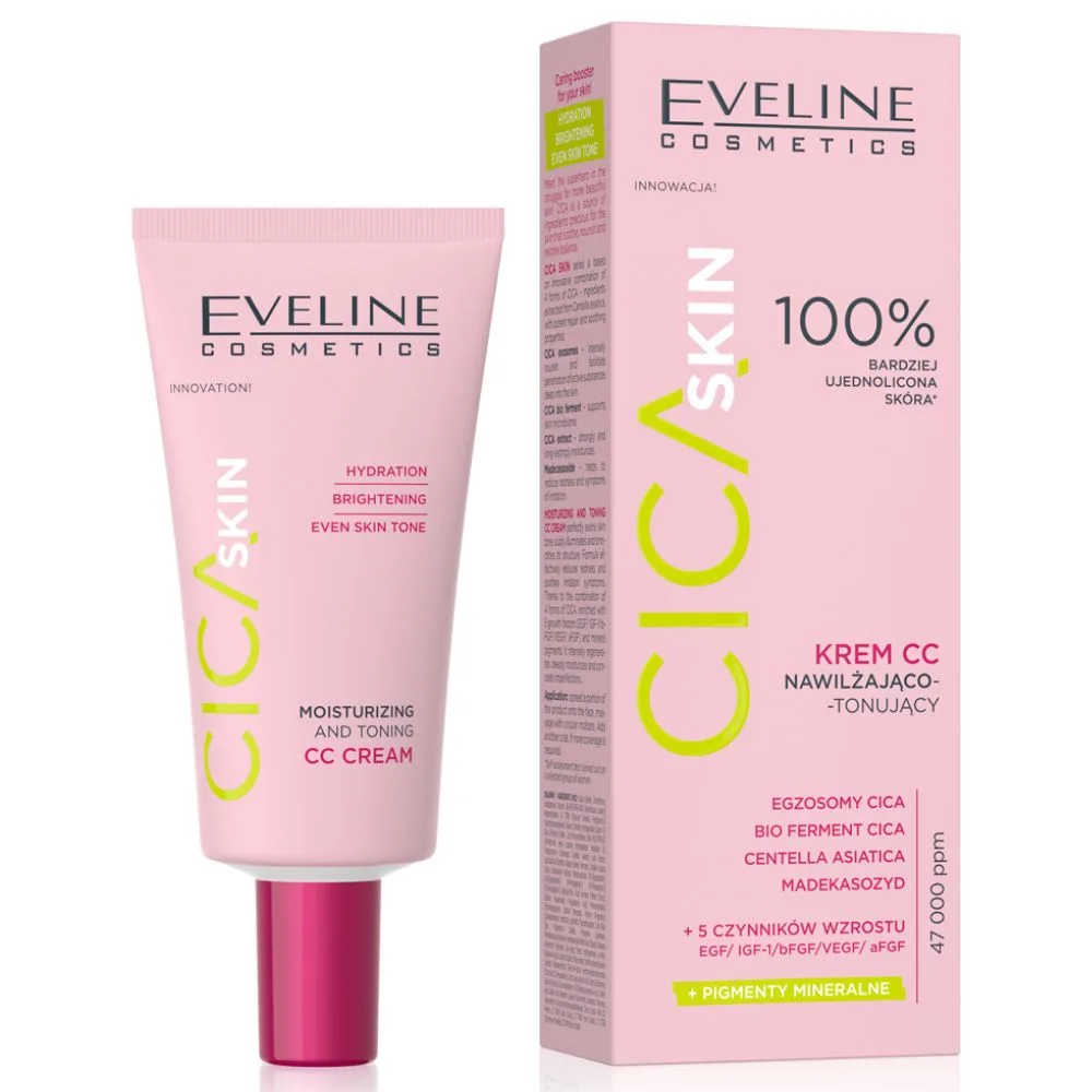 Eveline Cica Skin krem CC nawilżająco-tonujący 30 ml