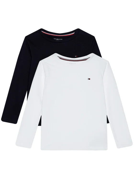 Tommy Hilfiger Komplet bluzek Cn Tee Ls UB0UB00309 Kolorowy Regular Fit