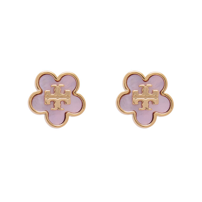 Tory Burch Kolczyki Mop Stud Earrings 157351 Różowy