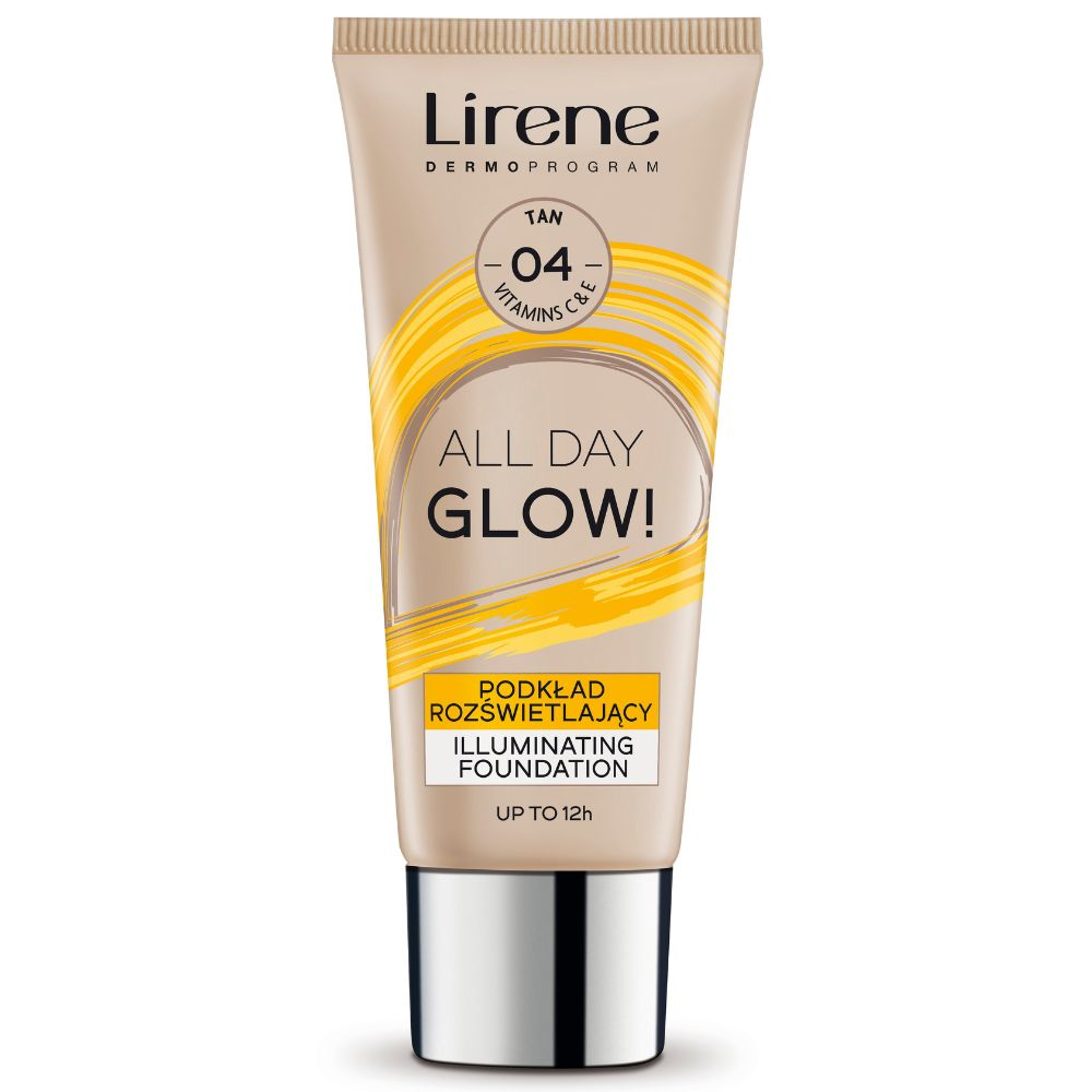 Lirene All Day Glow! Opalony 04 podkład rozświetlający 30 ml