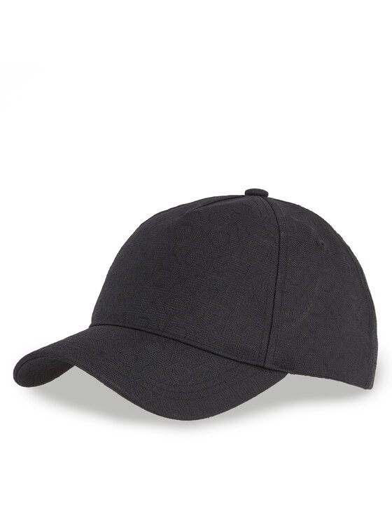 Calvin Klein Czapka z daszkiem Monogram Jacquard Cap K60K612871 Czarny miniaturka