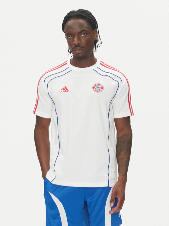 adidas Koszulka techniczna FC Bayern UBP JF0587 Biały Regular Fit