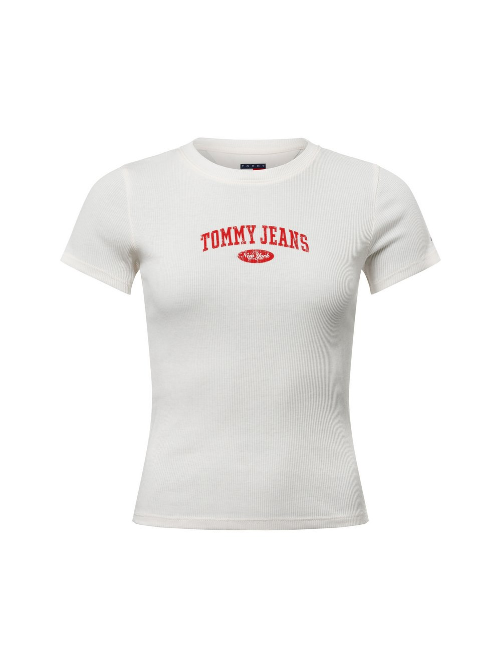 Tommy Jeans Koszulka damska Kobiety Bawełna biały, XS