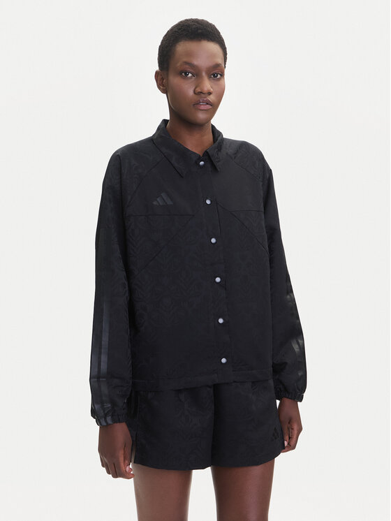 adidas Kurtka przejściowa Tiro x Common Goal Coaches JL7647 Czarny Loose Fit