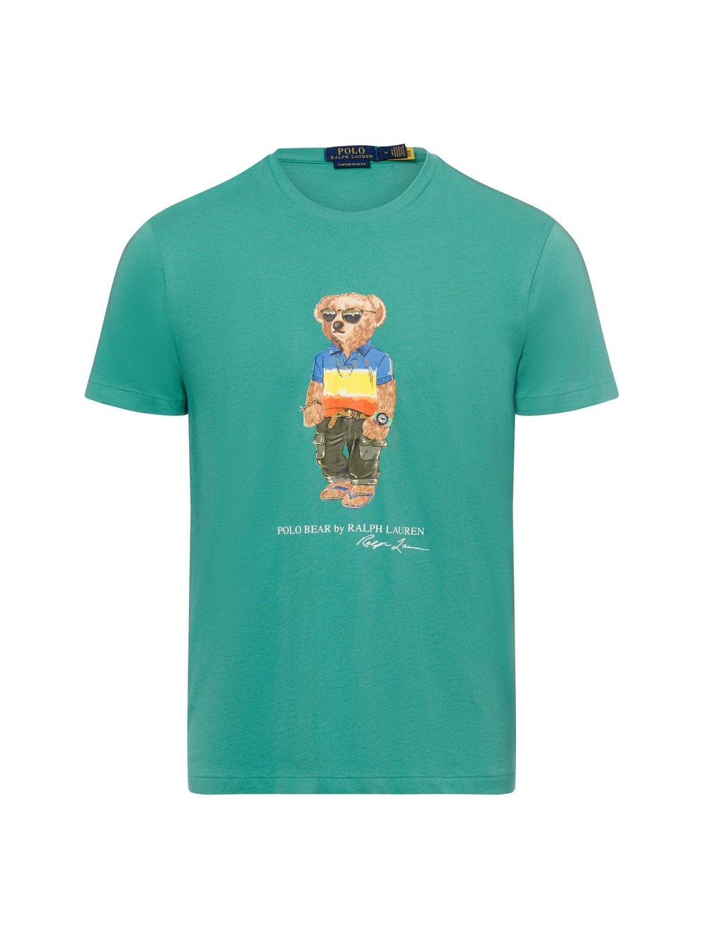 Polo Ralph Lauren Koszulka męska Mężczyźni Bawełna zielony, M
