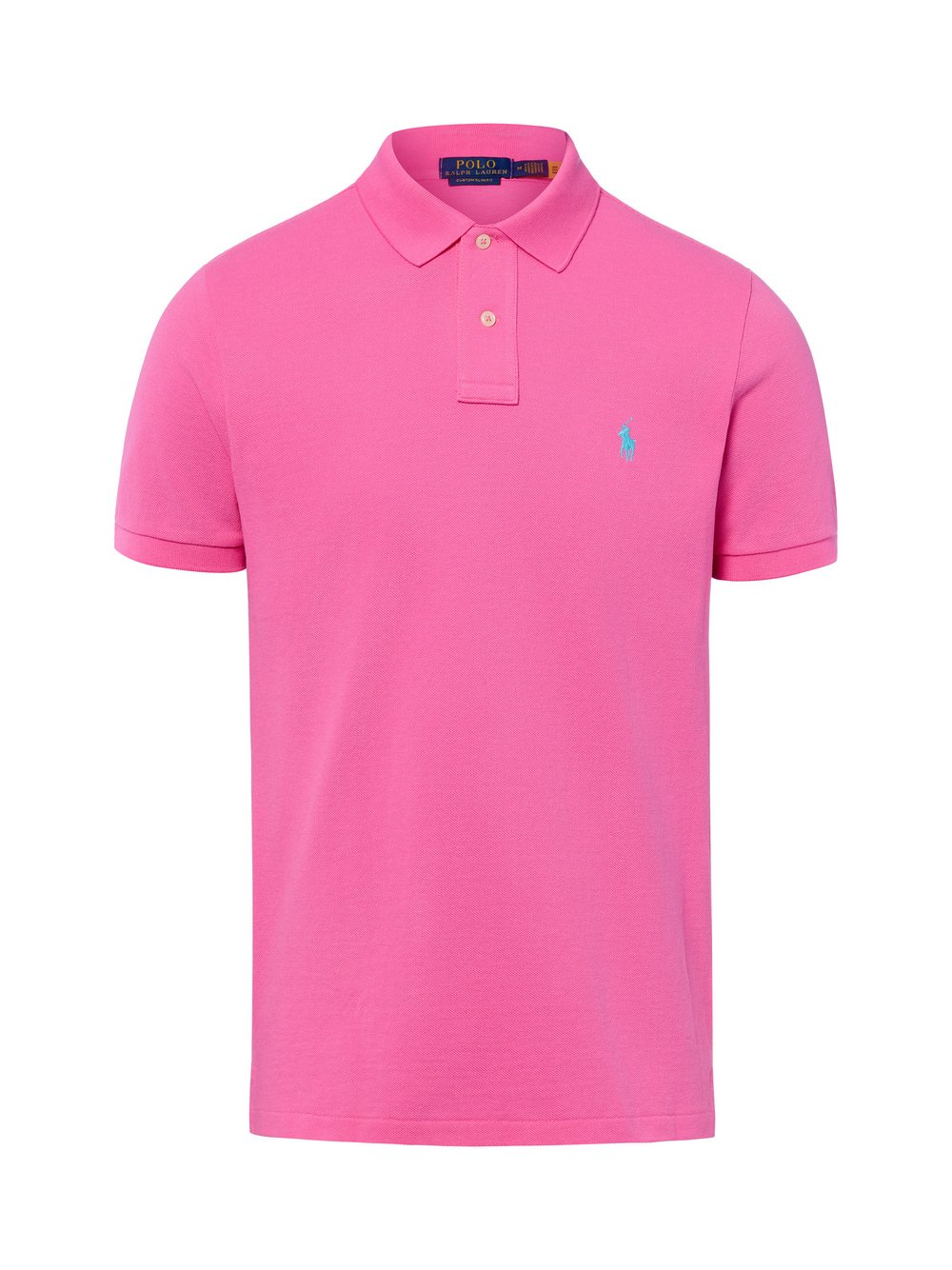 Polo Ralph Lauren Męska koszulka polo Mężczyźni Bawełna wyrazisty róż, L