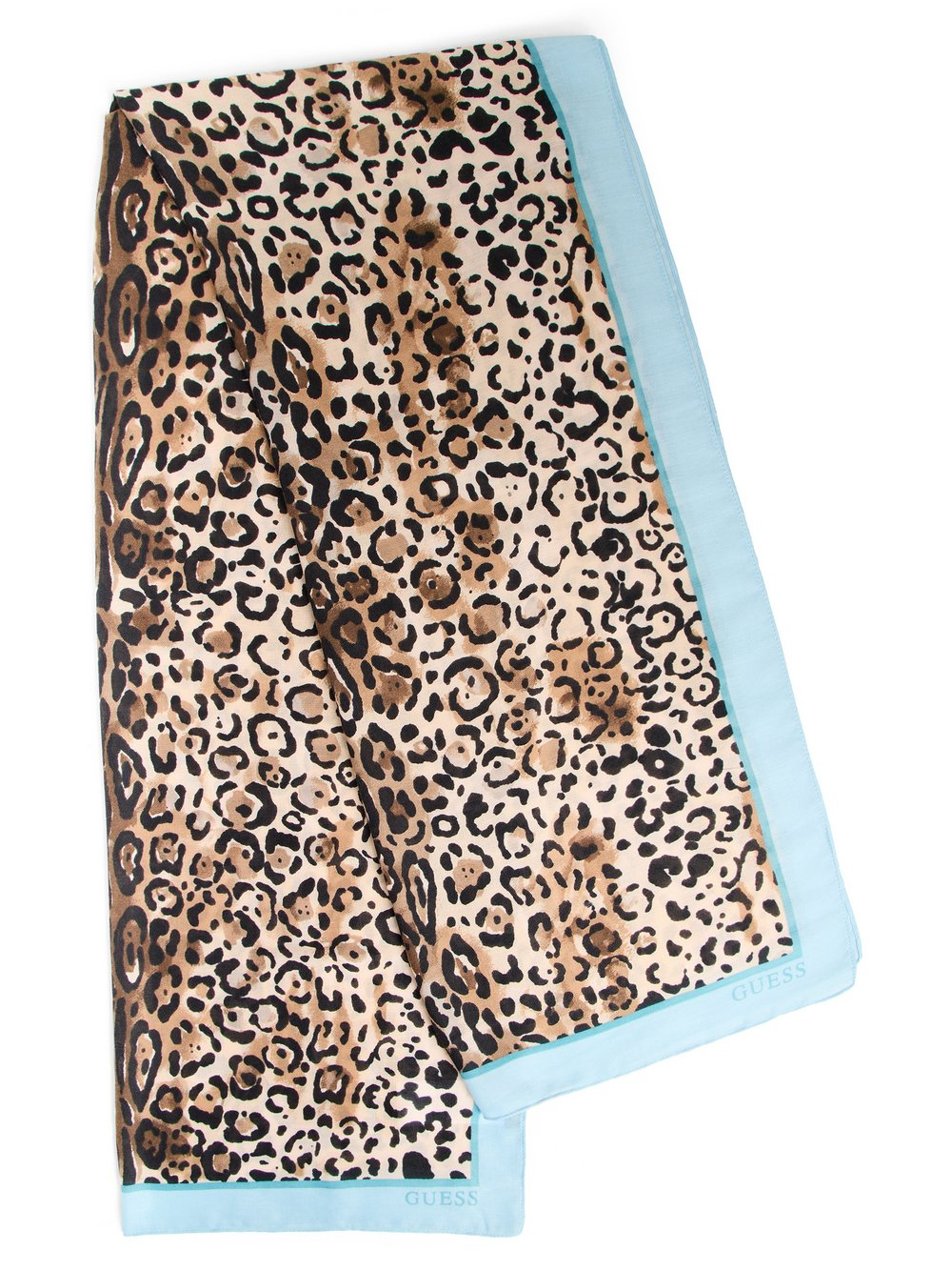 GUESS Szalik damski Kobiety beżowy|niebieski|czarny, ONE SIZE