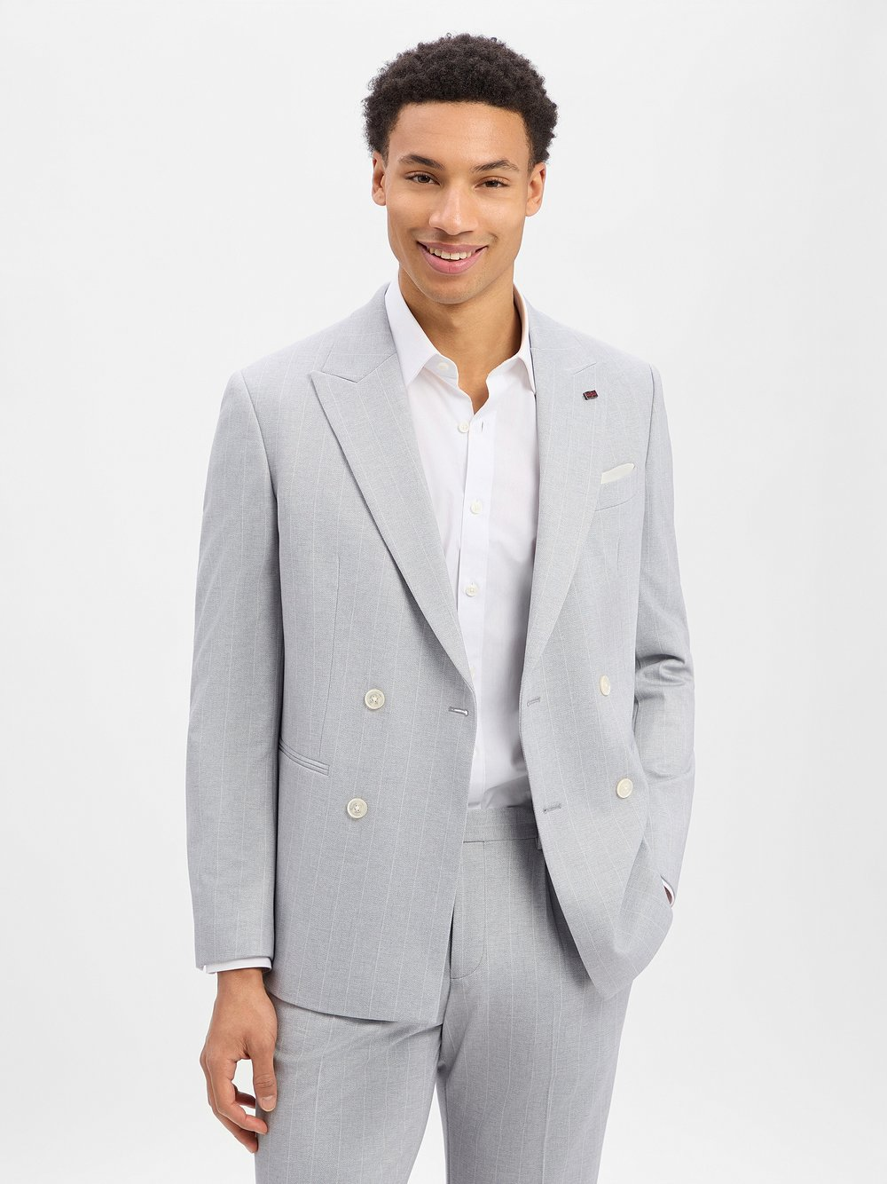 Finshley & Harding London Męska kurtka modułowa - Flexdon Mężczyźni Comfort Fit szary, 52