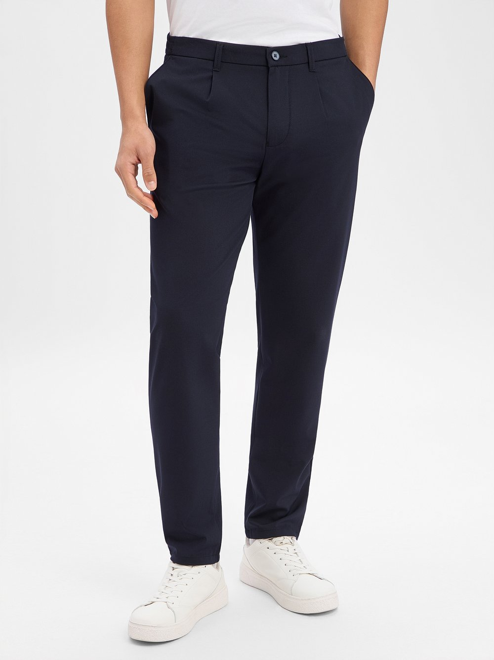 Finshley & Harding Chino - Riley Mężczyźni niebieski, 33-30