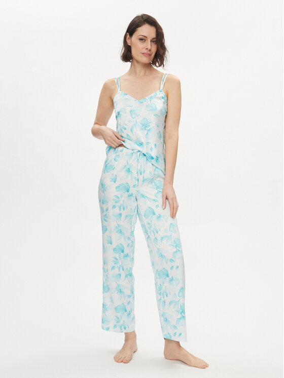 Lauren Ralph Lauren Piżama ILN72318 Niebieski Regular Fit