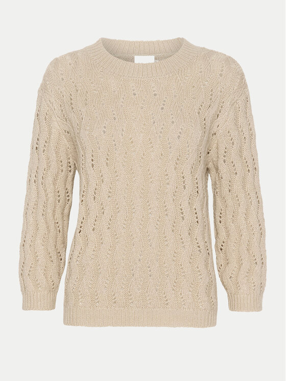 Kaffe Sweter Lena 10508807 Beżowy Regular Fit