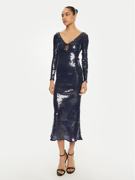 Bardot Sukienka koktajlowa 58859DB Granatowy Regular Fit