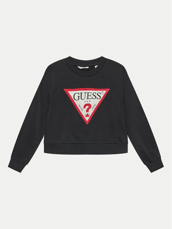 Guess Bluza J4YQ22 KA6R3 Czarny Classic Fit