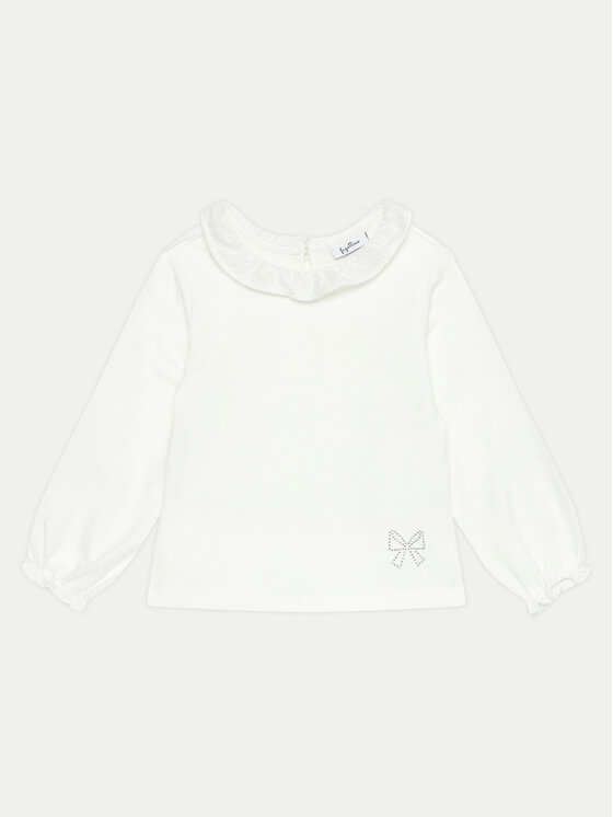 OVS Bluzka 2132950 Écru Regular Fit miniaturka