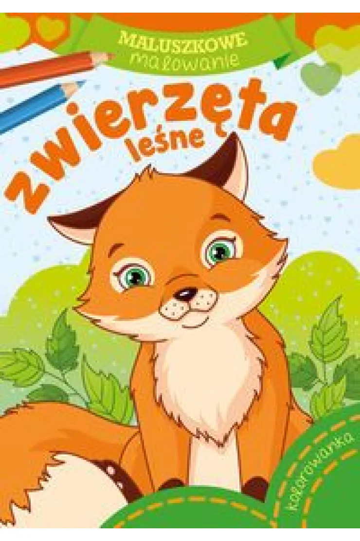 Malowanka A5 Maluszkowe malowanie. Zwierzęta leśne SKRZAT 157617 SK miniaturka