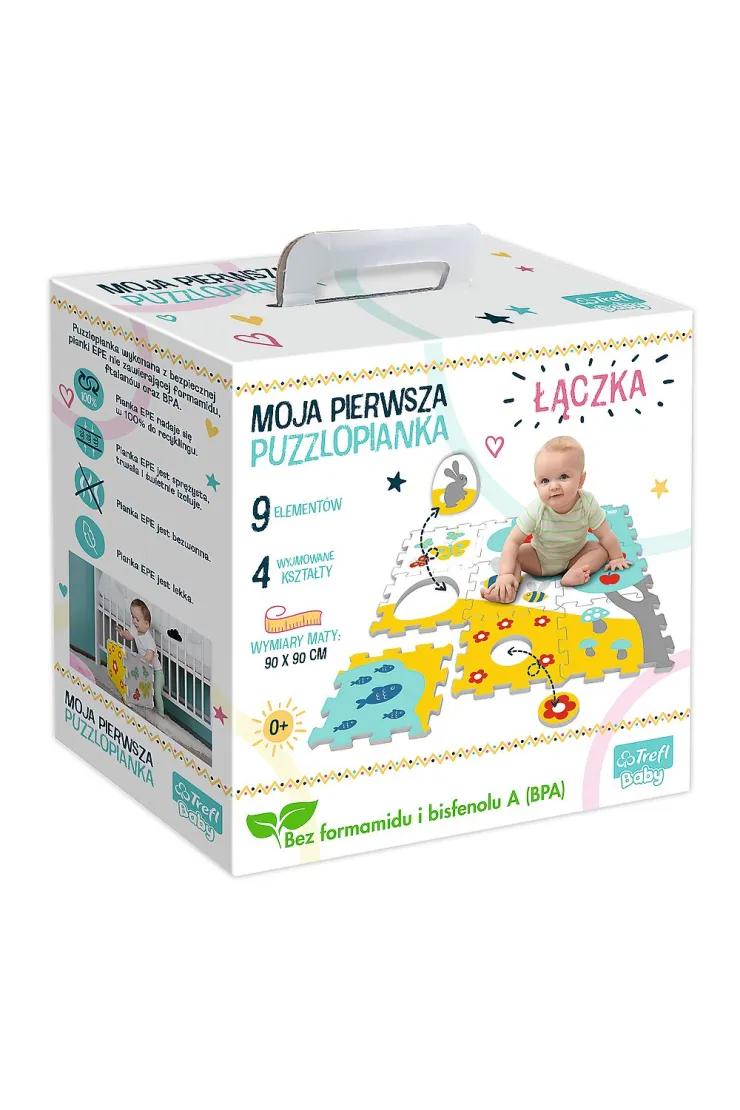 Puzzle piankowe 9 el. Moja Pierwsza Łączka