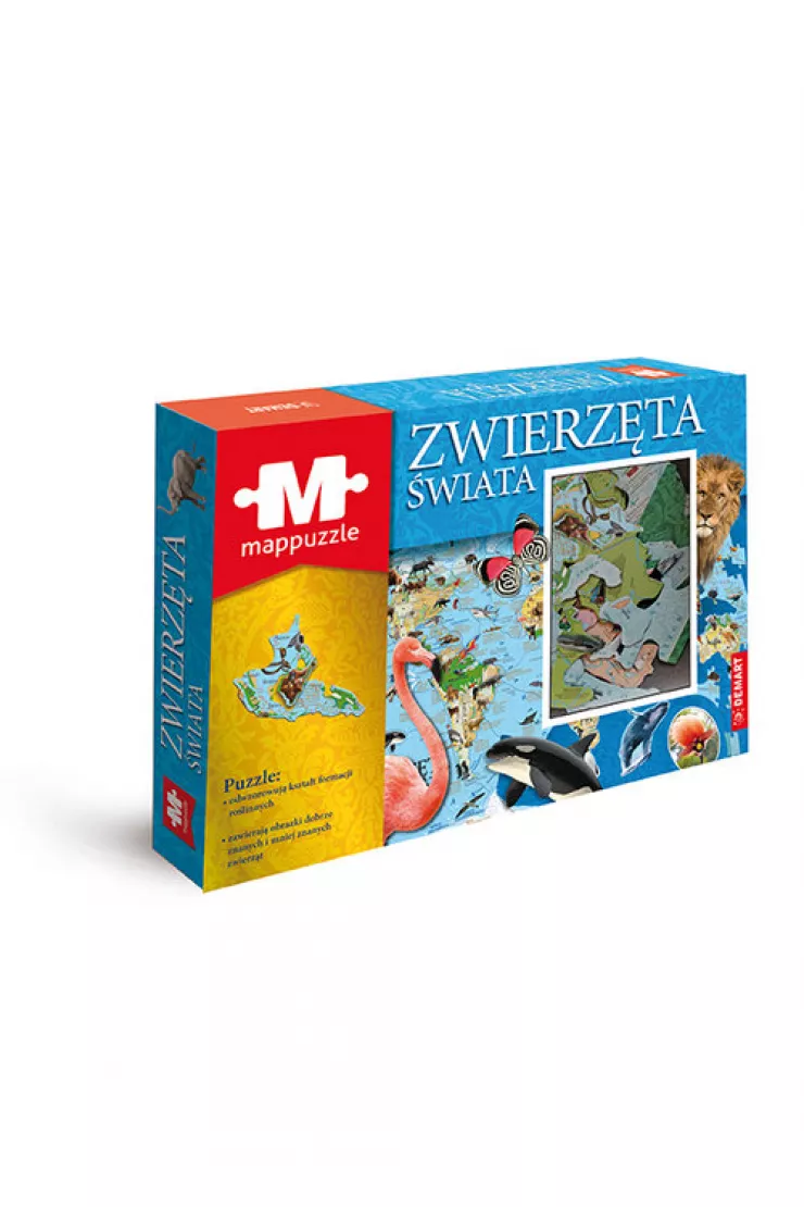 Mappuzzle Zwierzęta świata