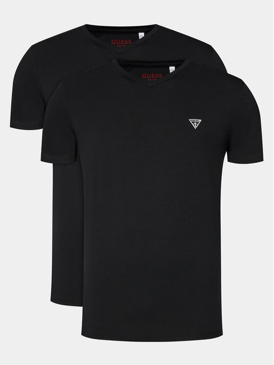 Guess Komplet t-shirtów Caleb U97G03 KCD31 Czarny Regular Fit