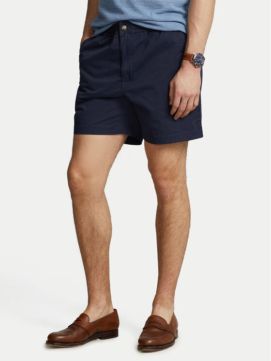Polo Ralph Lauren Szorty materiałowe Prepster 710644995 Granatowy Classic Fit
