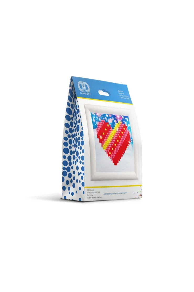 Diamond Dotz Patchwork Heart