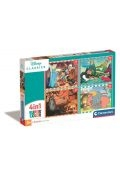 Puzzle 4w1 - SuperColor. Disney Classic (12+16+20+24 el.)