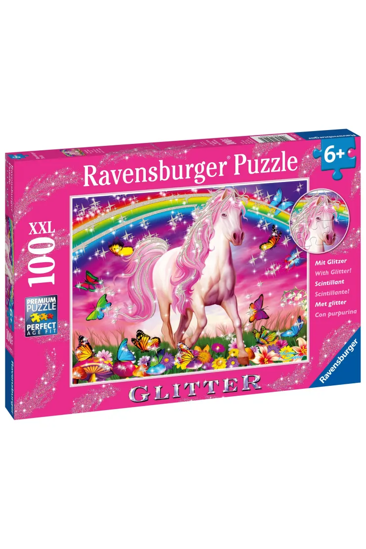 Puzzle XXL 100 el. Jednorożec Brokat