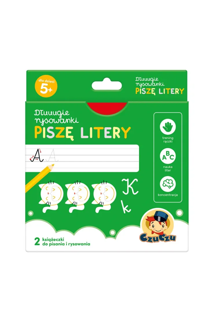 Dłuuugie rysowanie. Piszę literki