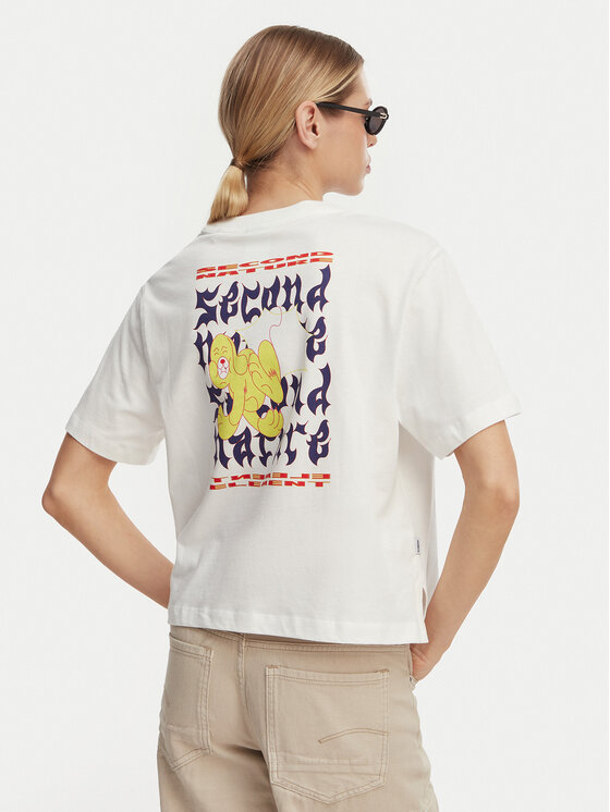 Element T-Shirt Second Nature W ELJZT00142 Biały Relaxed Fit