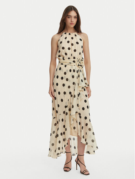 Marella Sukienka koktajlowa Fiero 2613221112 Beżowy Regular Fit