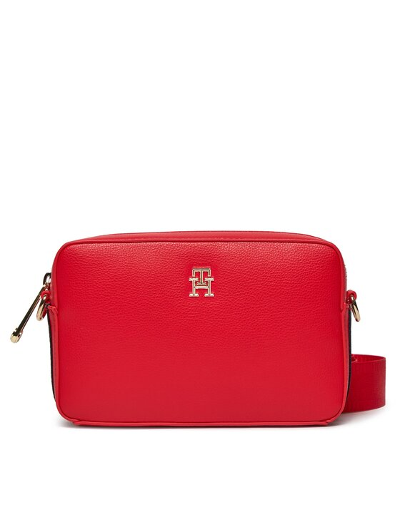 Tommy Hilfiger Torebka Th Essential Sc Camera Bag Corp AW0AW15707 Czerwony