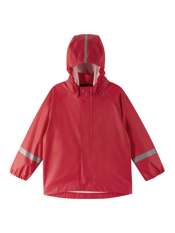 Reima Kurtka przeciwdeszczowa Lampi 5100023A Czerwony Regular Fit