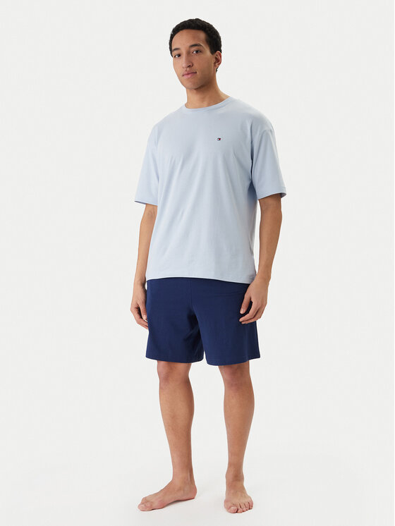Tommy Hilfiger Piżama UM0UM03649 Niebieski Regular Fit