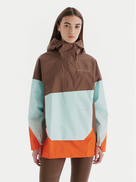 adidas Kurtka anorak Terrex Xploric 2.5L JL9813 Kolorowy Loose Fit