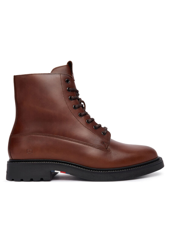 Tommy Hilfiger Kozaki Comfort Lwt FM0FM05593 Brązowy