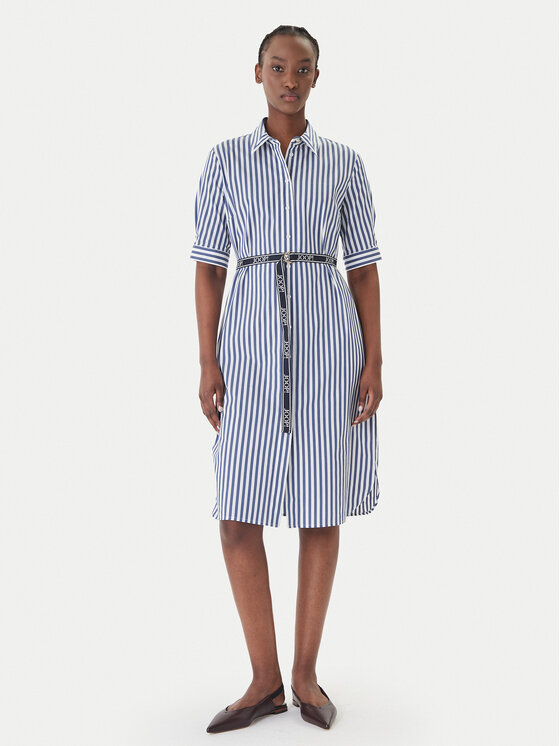 JOOP! Sukienka koszulowa Dominique2 30101380 Granatowy Regular Fit