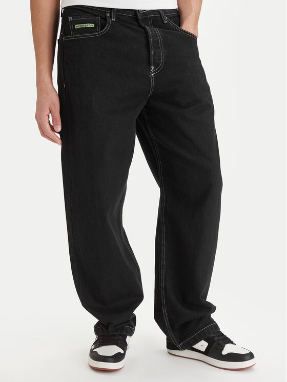 DC Shoes Jeansy EDYDP03435 Czarny Baggy Fit