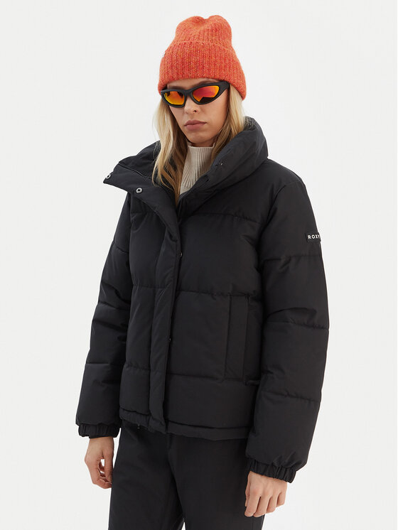 Roxy Kurtka narciarska Snow Winter Rebel JK ERJTJ03545 Czarny Regular Fit
