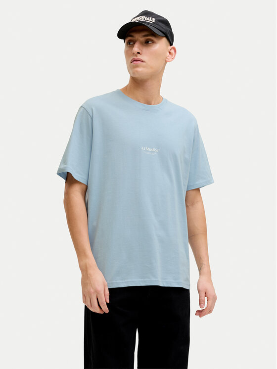 Jack & Jones T-Shirt Soho 12297678 Niebieski Regular Fit