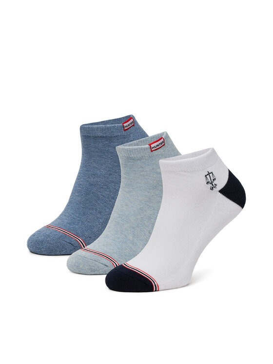 Hunter Skarpety długie AS_HUNTER_01S_SS25 (3-PACK) Niebieski