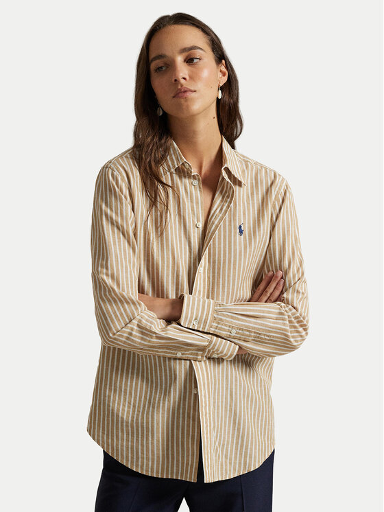 Polo Ralph Lauren Koszula 211971514501 Beżowy Classic Fit