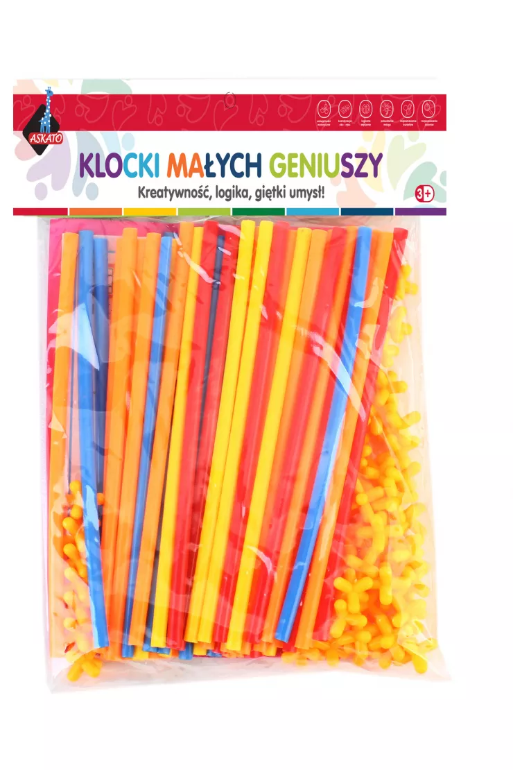  Klocki słomki 110 elementów