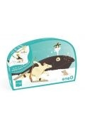 Puzzle konturowe 60 el. Wieloryb