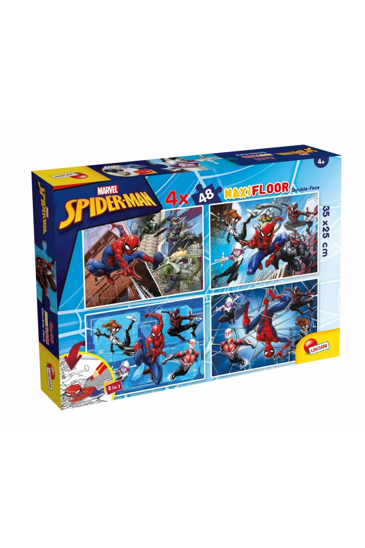 Puzzle 4x48 el. MaxiFloor Double-Face Spider-Man