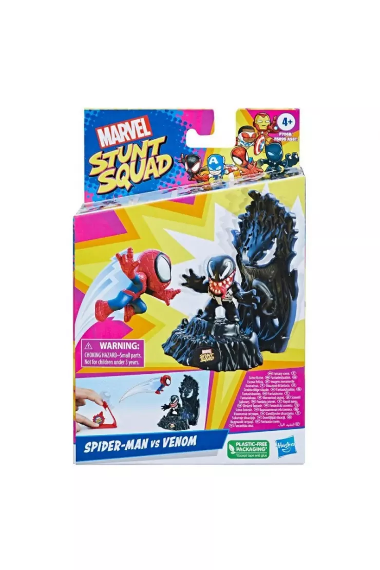 Zestaw figurek Stunt Squad Marvel Spider Man Venom