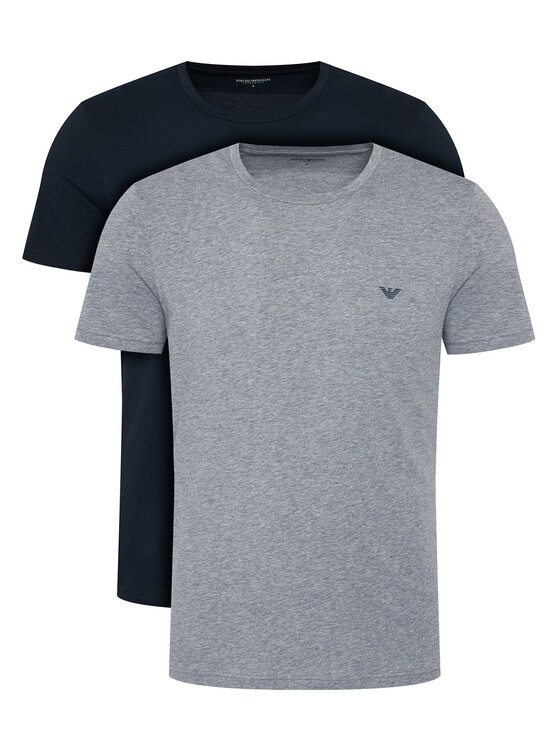 Emporio Armani Underwear Komplet t-shirtów EM000391 AF18881 M8098 Kolorowy Slim Fit