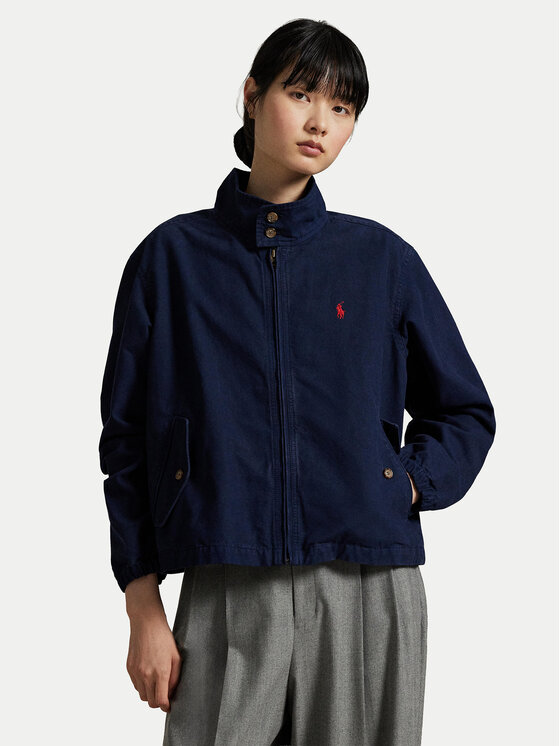 Polo Ralph Lauren Kurtka przejściowa 211936442004 Granatowy Straight Fit