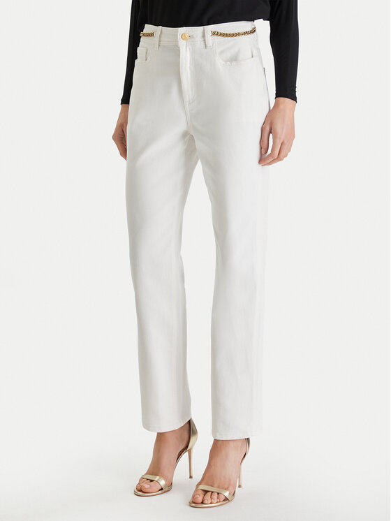 Marciano Guess Jeansy 6RGA01 7455A Biały Regular Fit