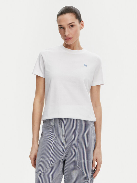 Tommy Hilfiger T-Shirt WW0WW45522 Biały Regular Fit