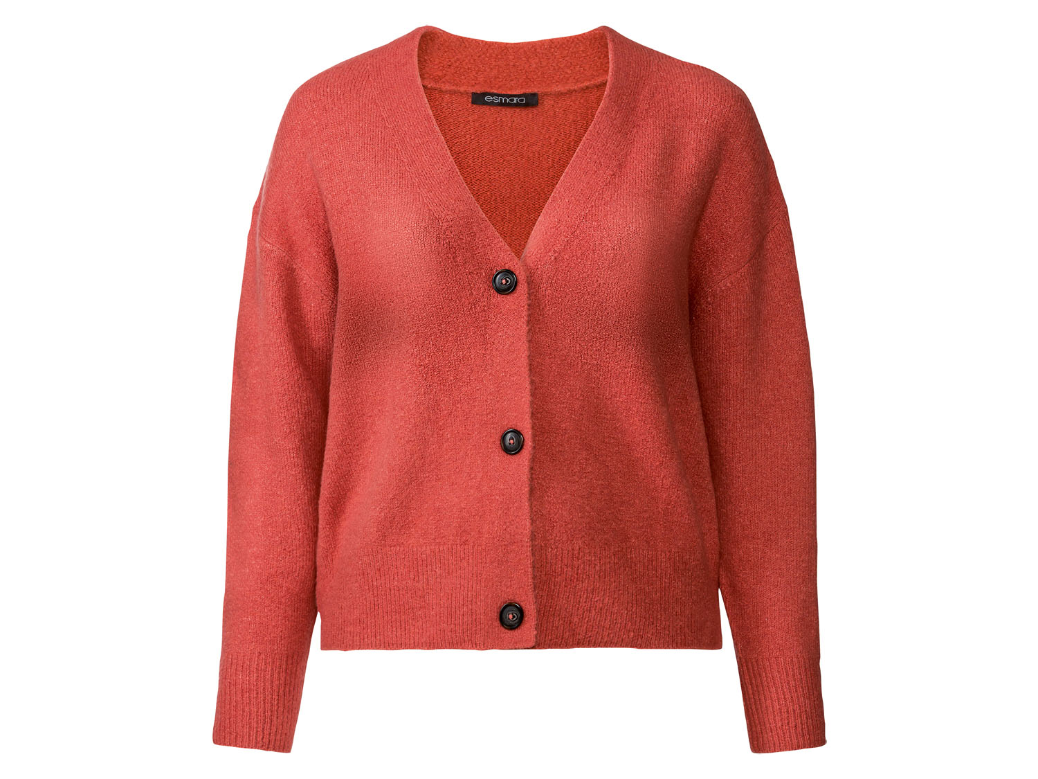 esmara® Kardigan damski XXL (XXL (52/54), Czerwony)